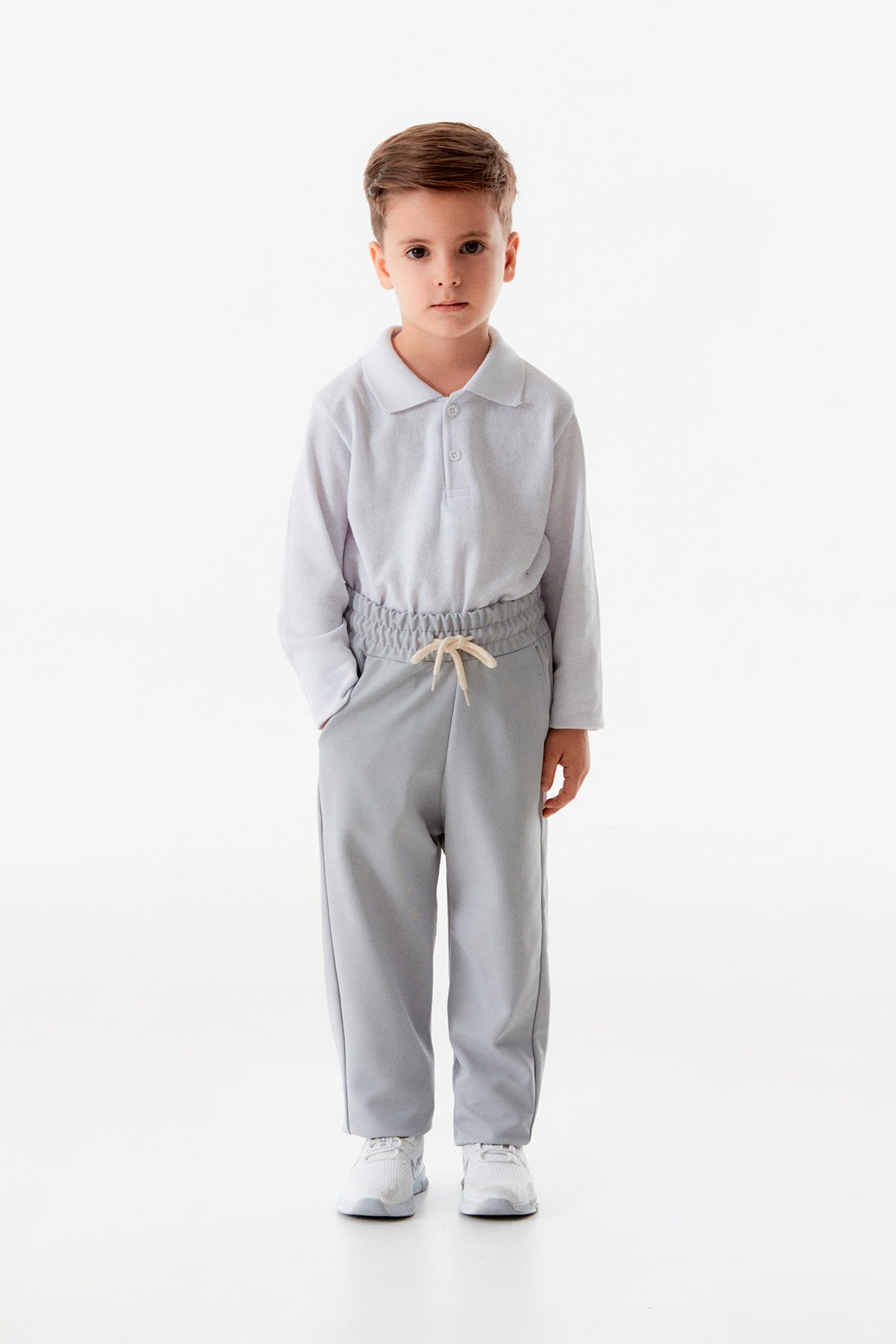 23 Nisan Basic Polo Yaka Unisex Çocuk Body 3