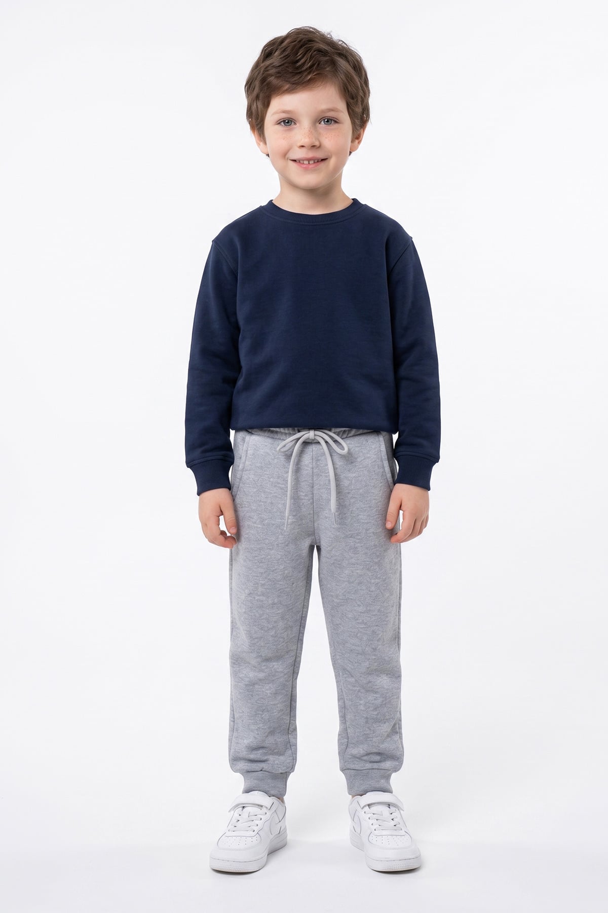 3 İplik Basic Beli Lastikli Unisex Çocuk Eşofman Altı 2