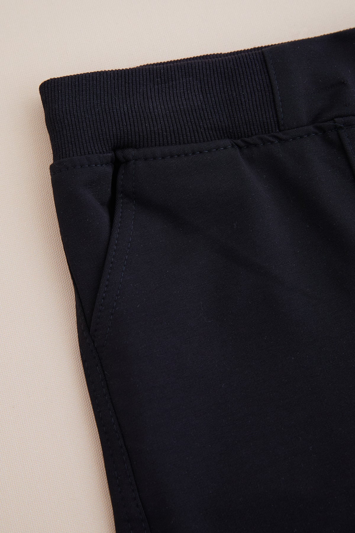 Beli Bağcıklı Penye Kumaş Unisex Çocuk Pantolon 2