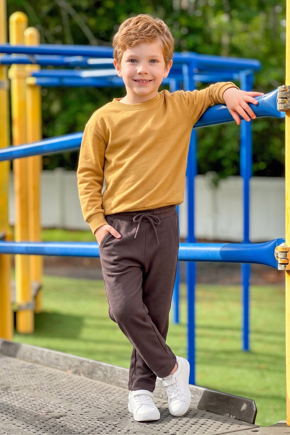 3 İplik Basic Beli Lastikli Unisex Çocuk Eşofman Altı