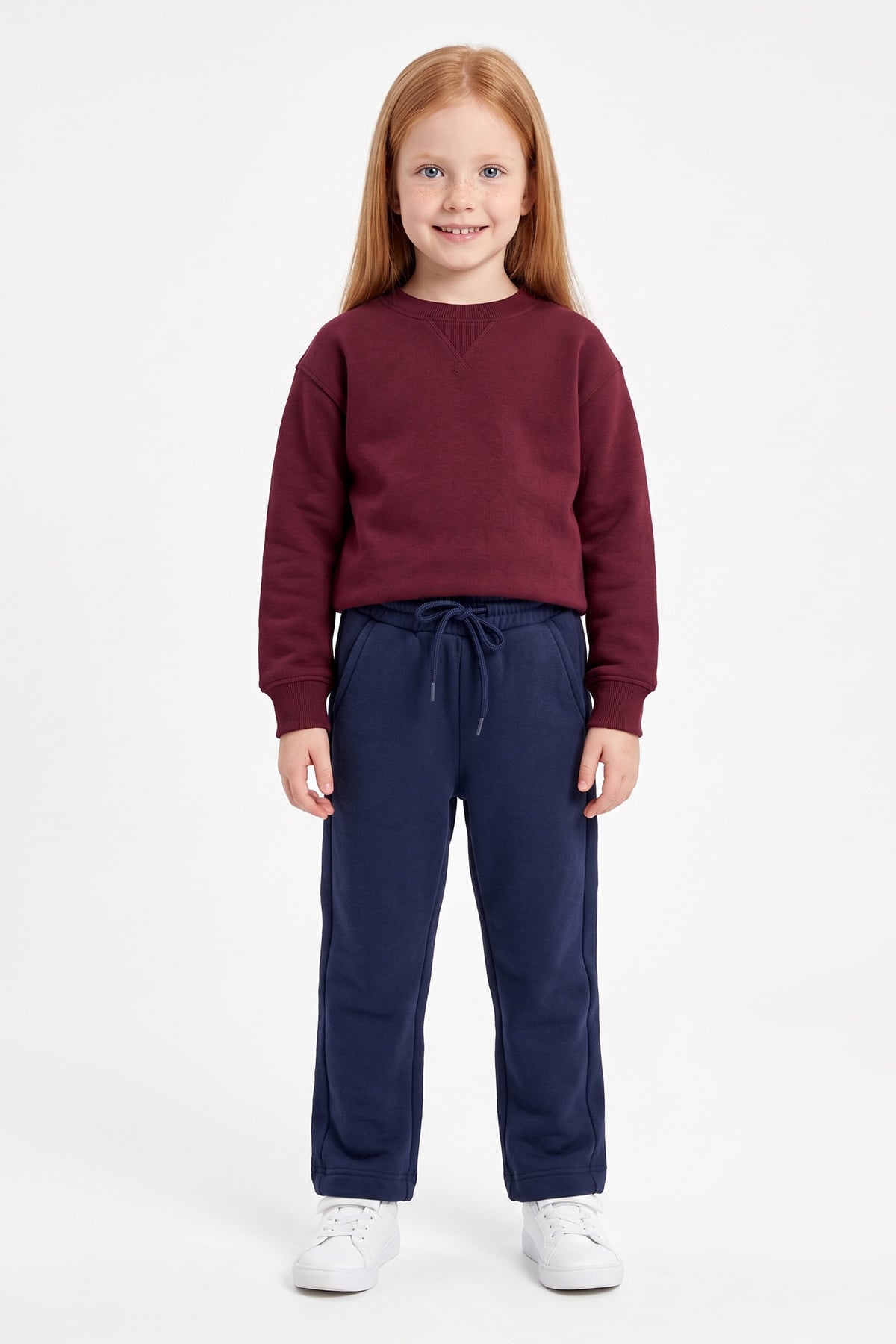 3 İplik Beli Bağlamalı Unisex Çocuk Eşofman Altı 3