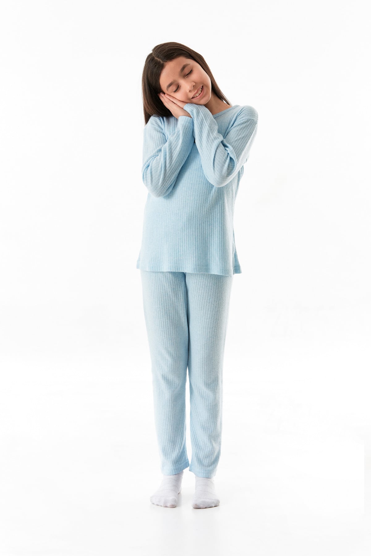 Need More Slep Baskılı Kız Çocuk Pijama Takımı 4