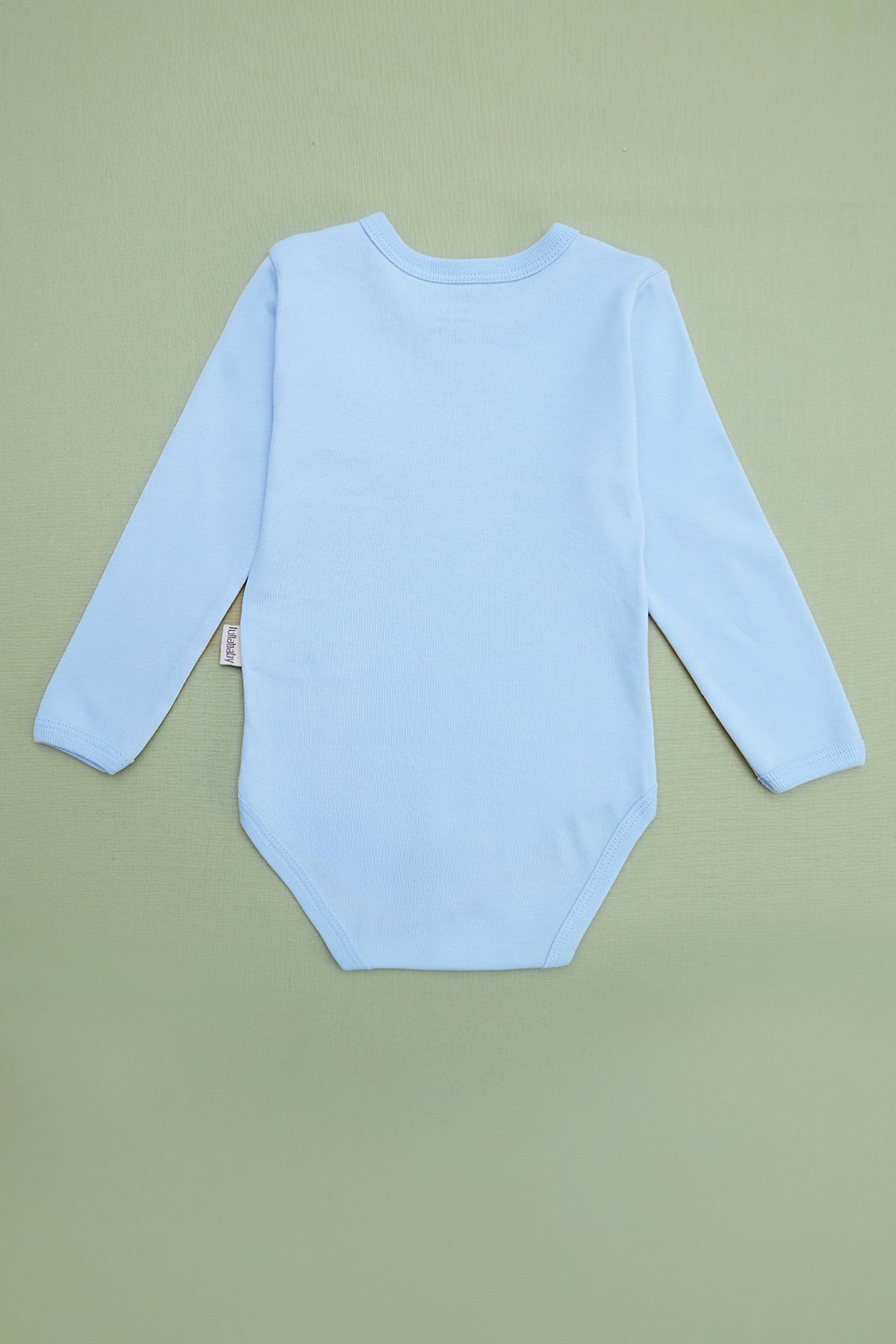 %100 Pamuk Bisiklet Yaka Unisex Çocuk Zıbın 2