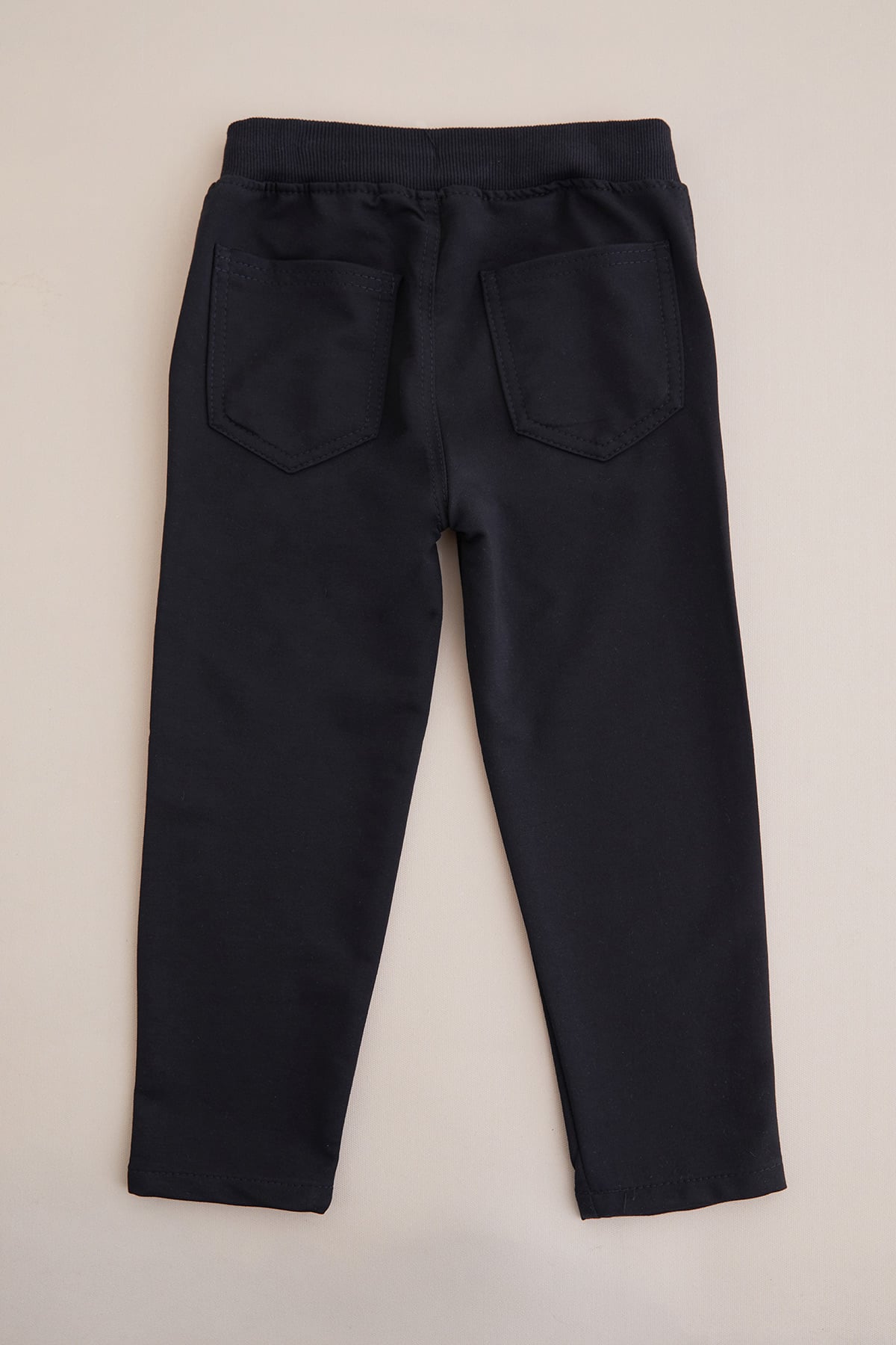Beli Bağcıklı Penye Kumaş Unisex Çocuk Pantolon 7