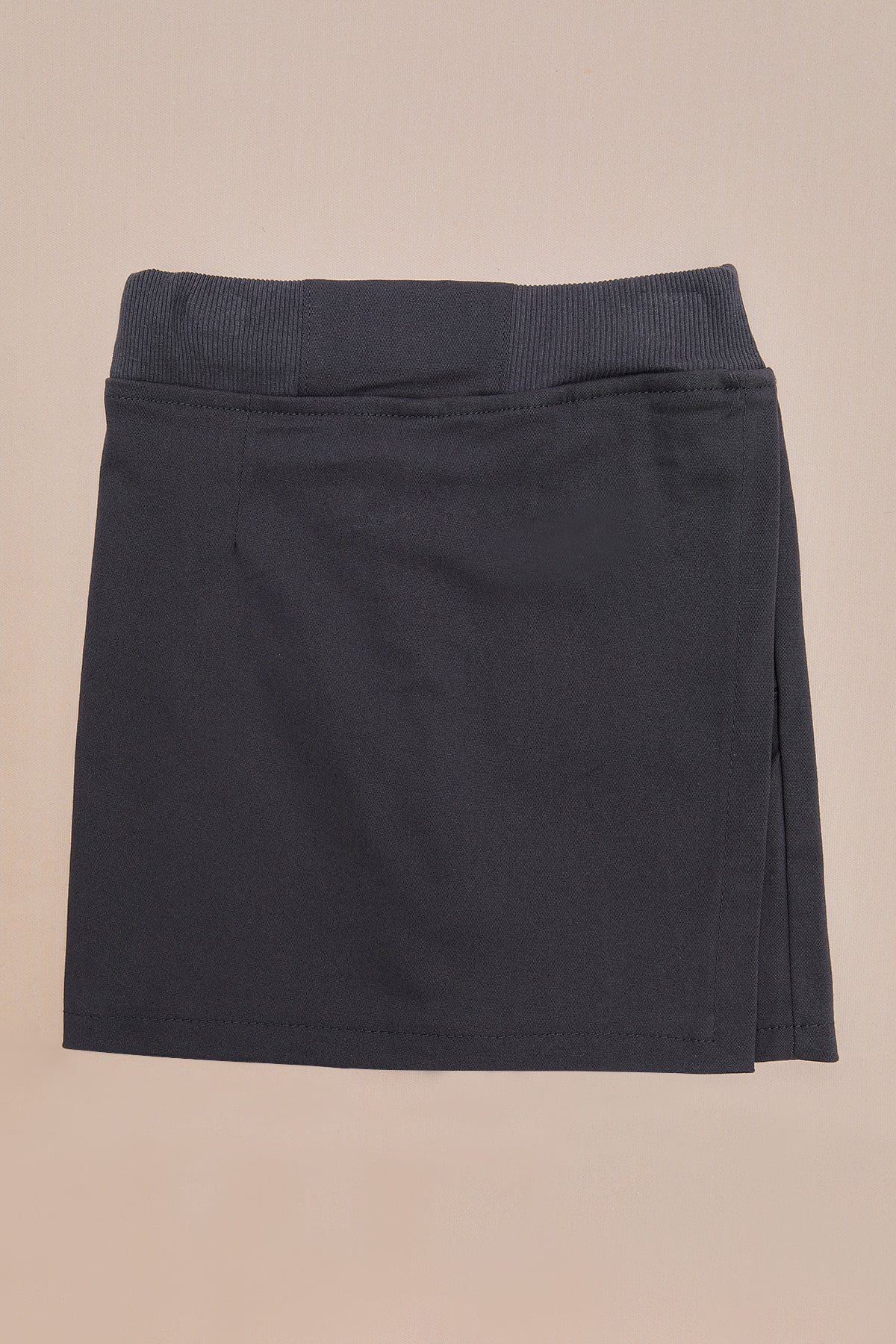 Basic Beli Lastikli Kız Çocuk Şort Etek 4