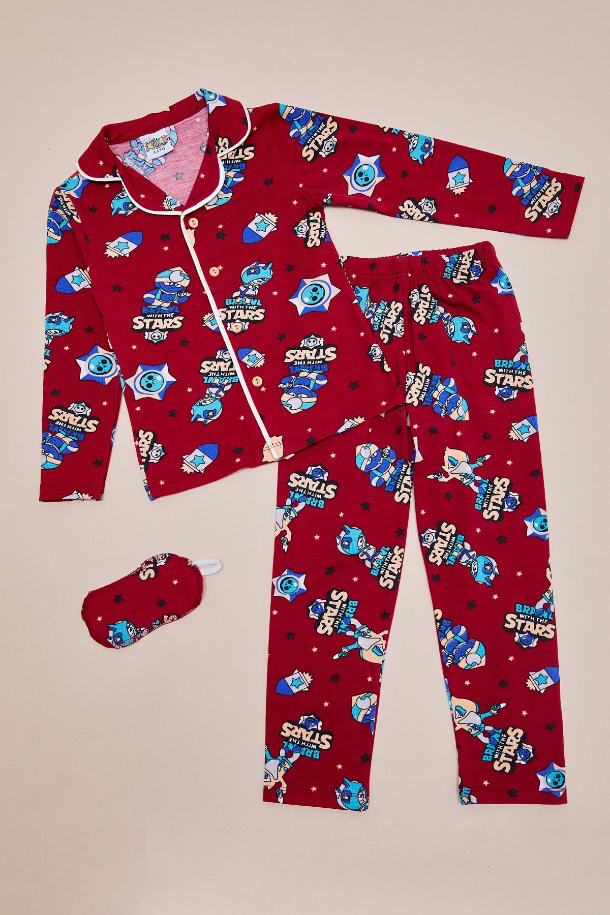 Uzay Temalı Uyku Bantlı Erkek Çocuk 3 Lü Pijama Takımı 3