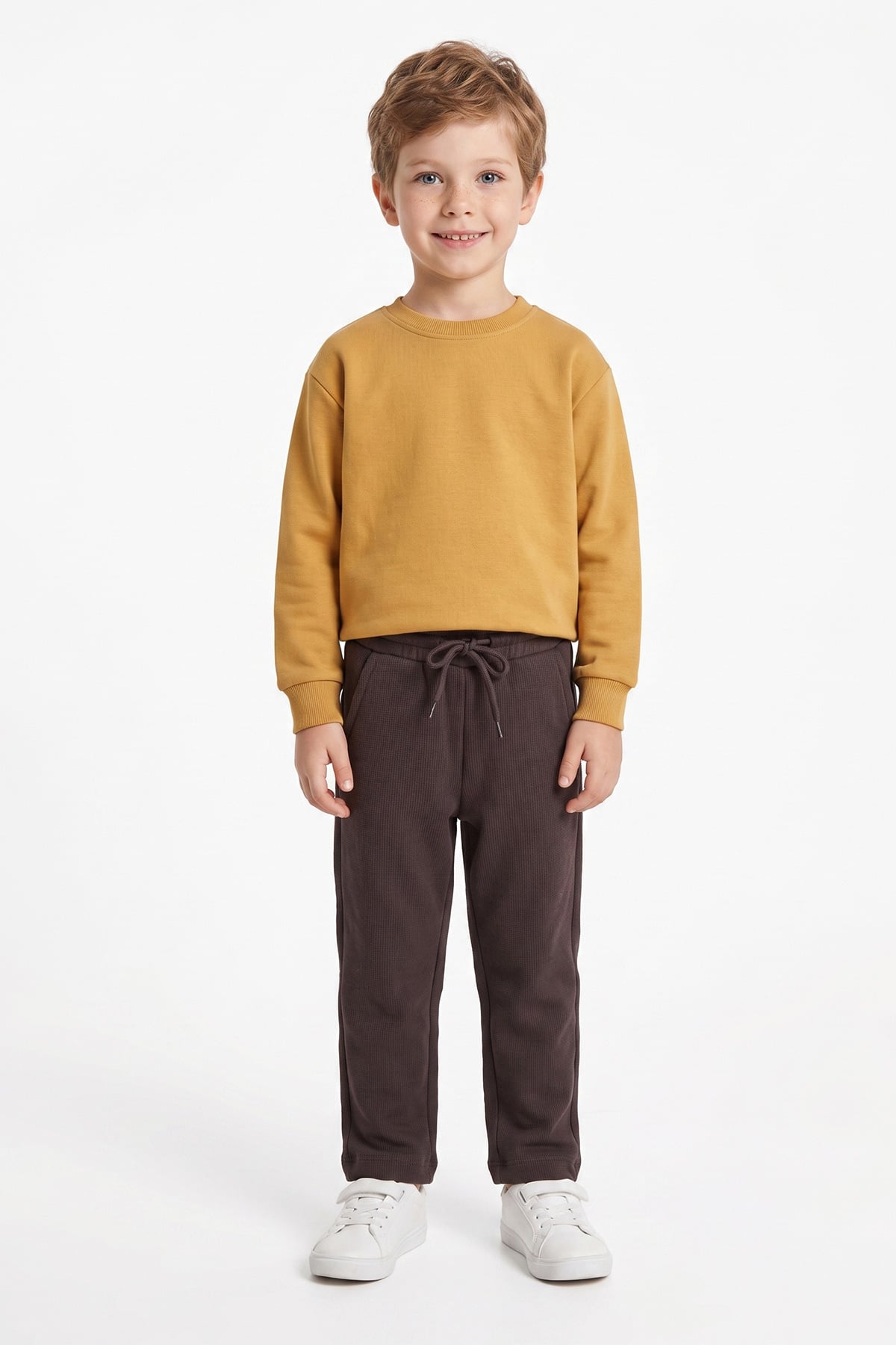 3 İplik Basic Beli Lastikli Unisex Çocuk Eşofman Altı 2