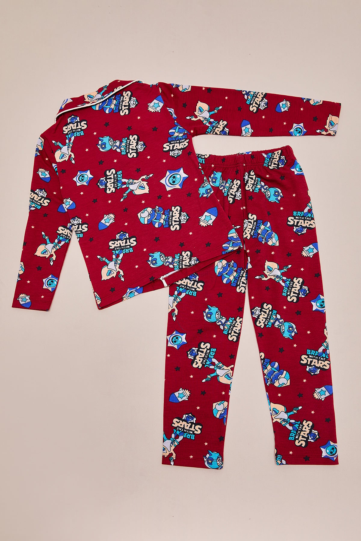 Uzay Temalı Uyku Bantlı Erkek Çocuk 3 Lü Pijama Takımı 5