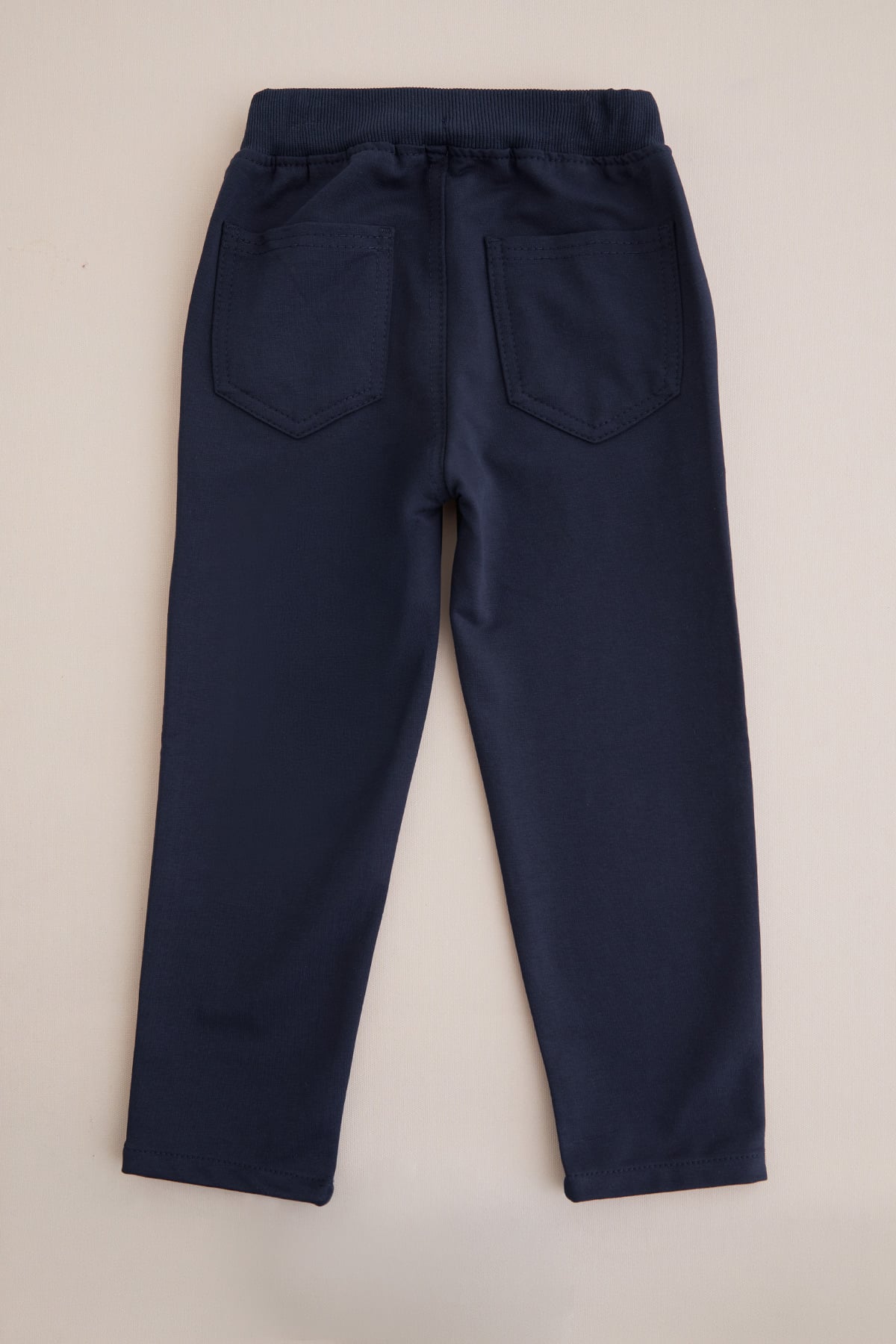 Beli Bağcıklı Penye Kumaş Unisex Çocuk Pantolon 7