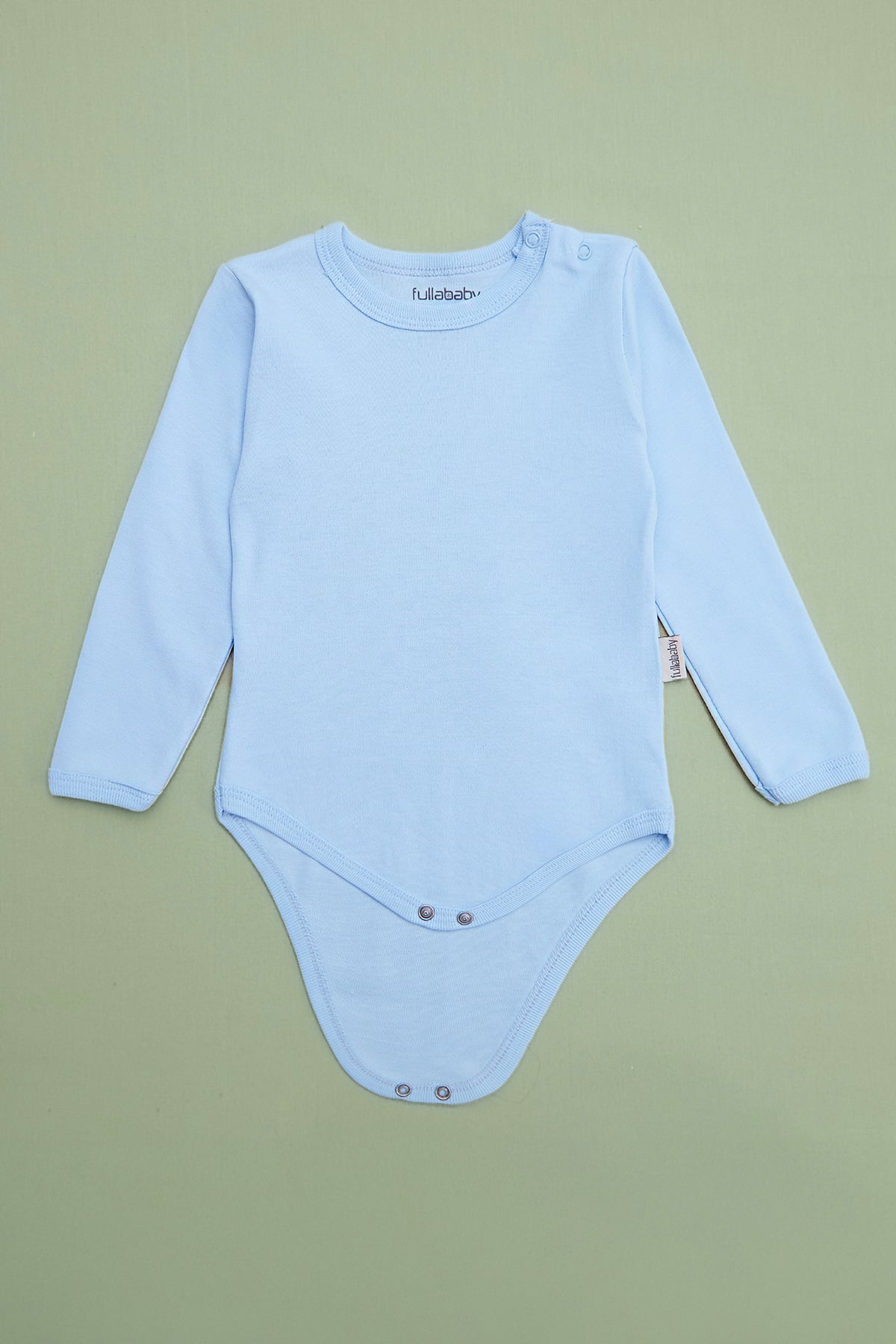 %100 Pamuk Bisiklet Yaka Unisex Çocuk Zıbın 4