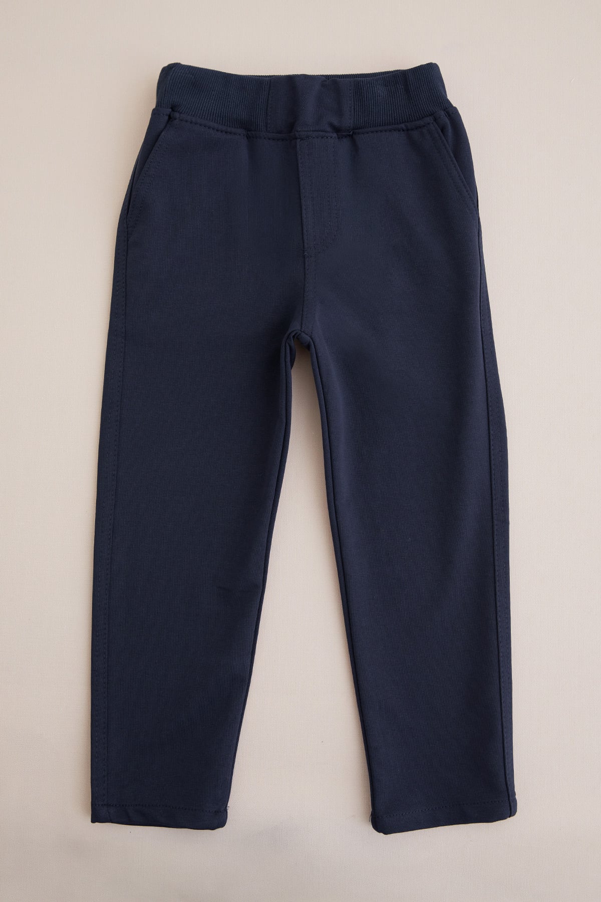 Beli Bağcıklı Penye Kumaş Unisex Çocuk Pantolon