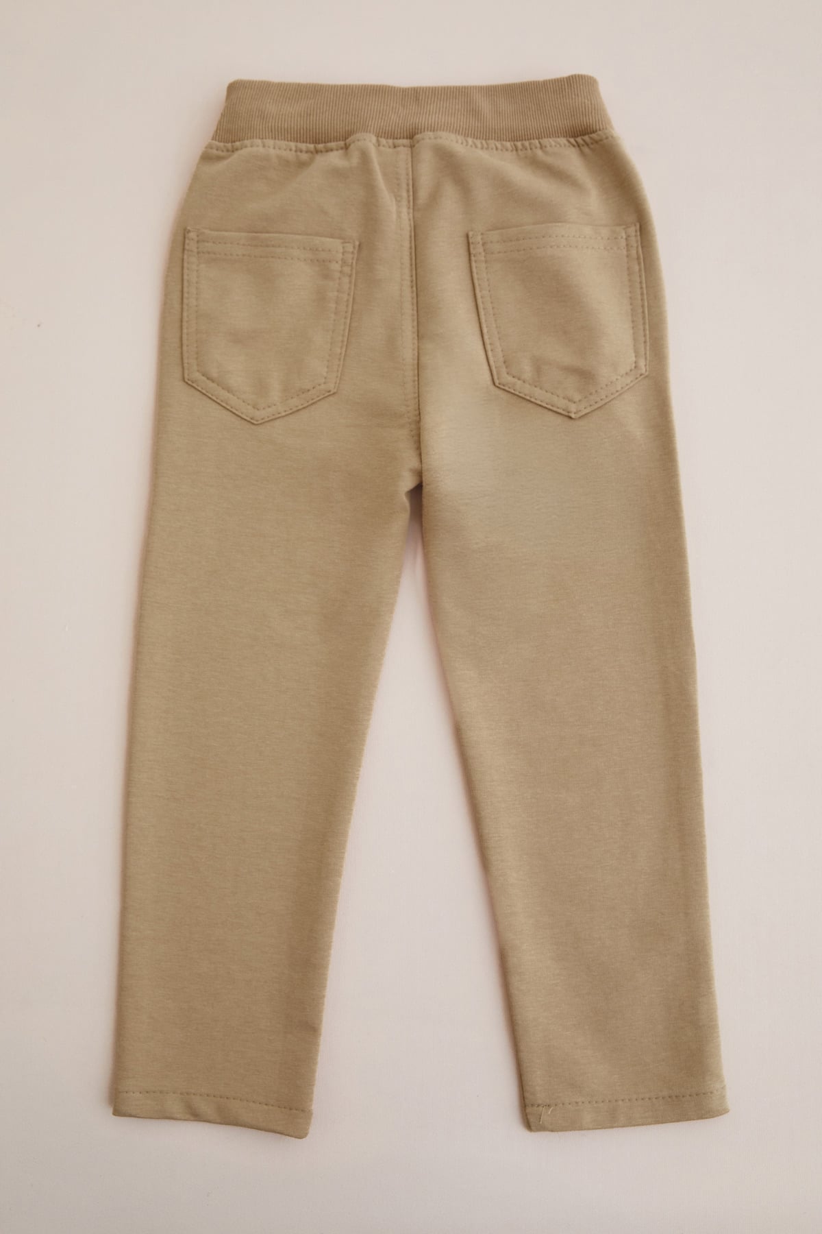 Beli Bağcıklı Penye Kumaş Unisex Çocuk Pantolon 7