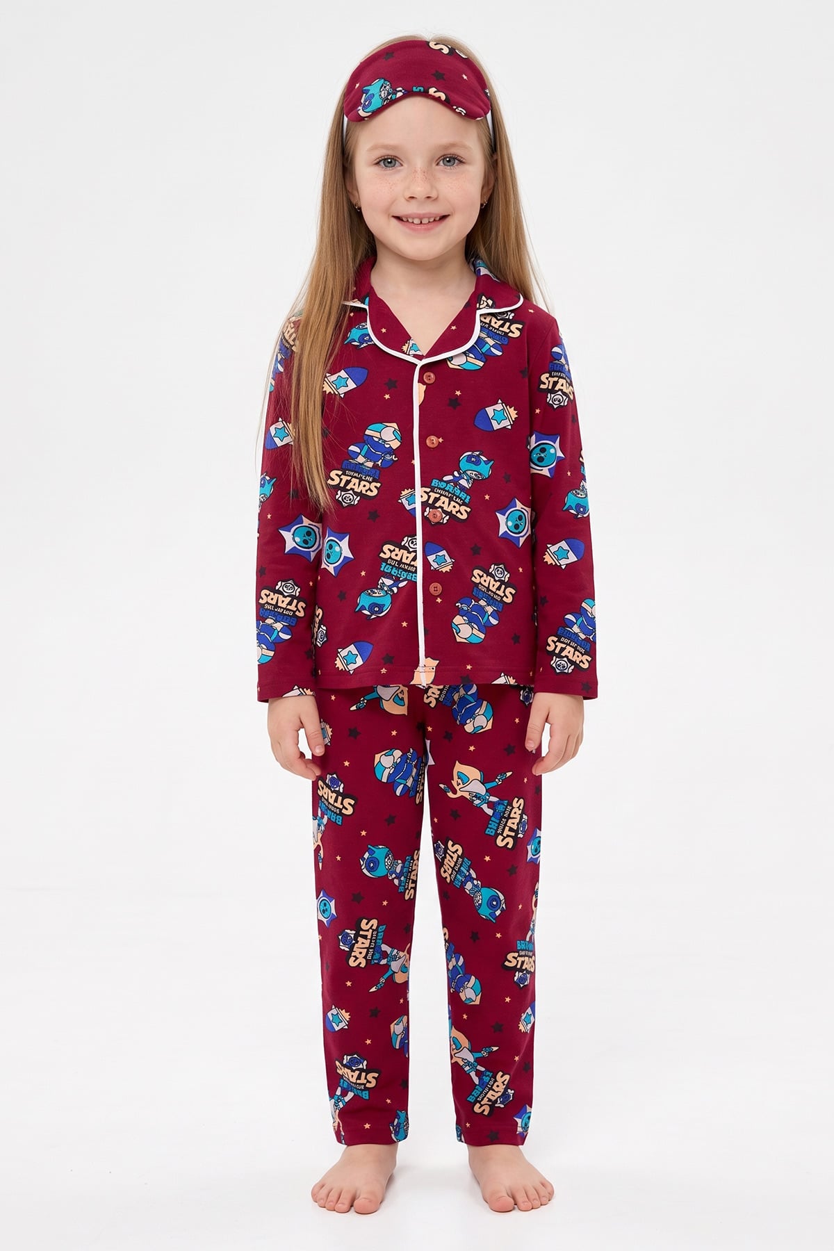 Uzay Temalı Uyku Bantlı Erkek Çocuk 3 Lü Pijama Takımı 2