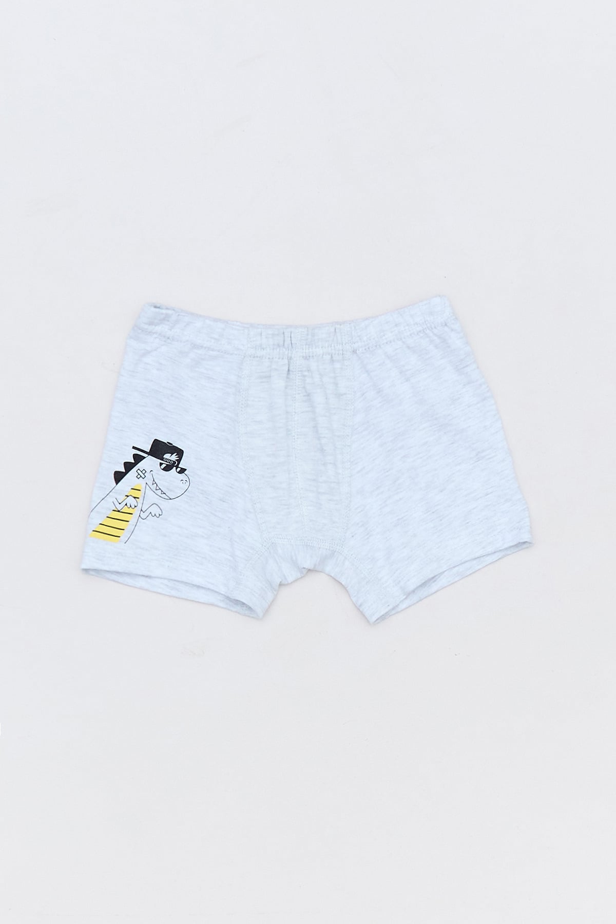 Dinozor Baskılı Erkek Çocuk 3 Lü Boxer 3