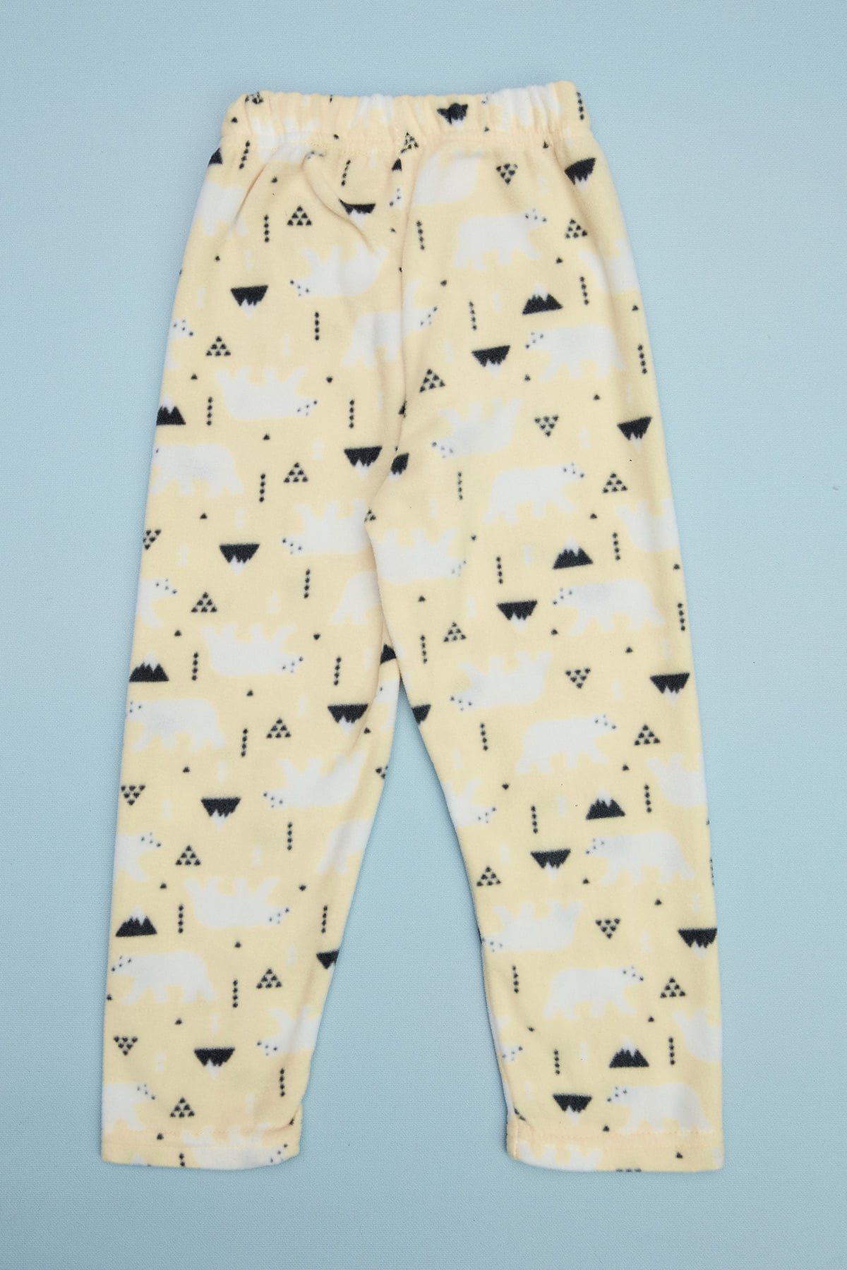 Kutup Ayısı Desenli Polar Unisex Çocuk Pijama Altı 5