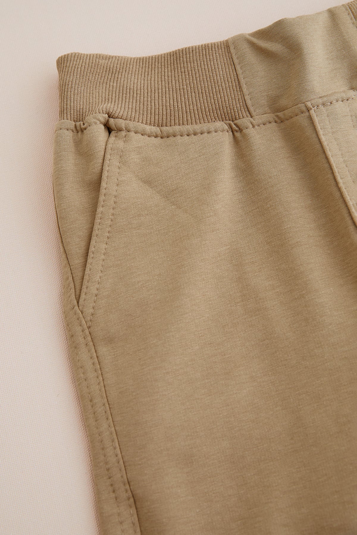 Beli Bağcıklı Penye Kumaş Unisex Çocuk Pantolon 5