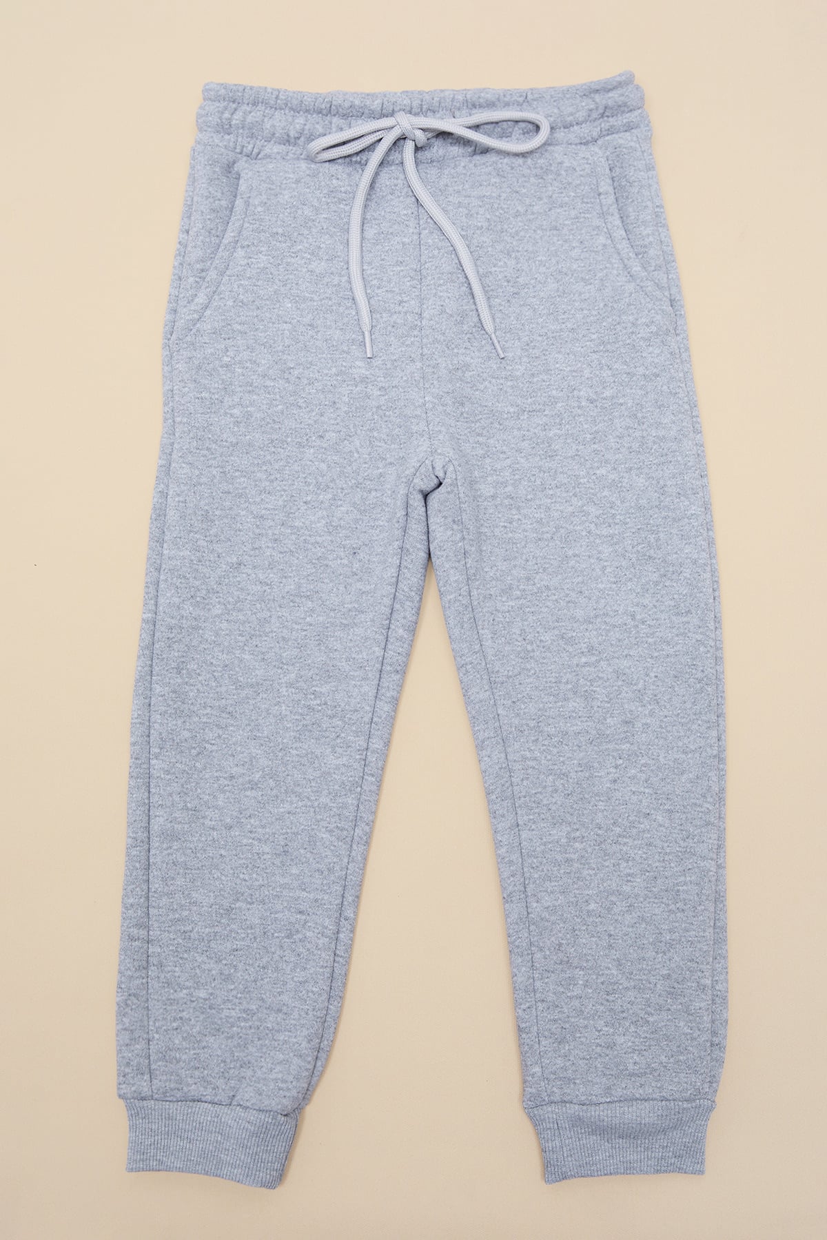 3 İplik Basic Beli Lastikli Unisex Çocuk Eşofman Altı 3