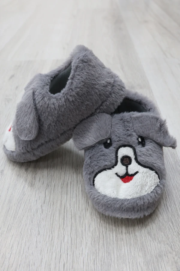 Çocuk Panduf Gri 9
