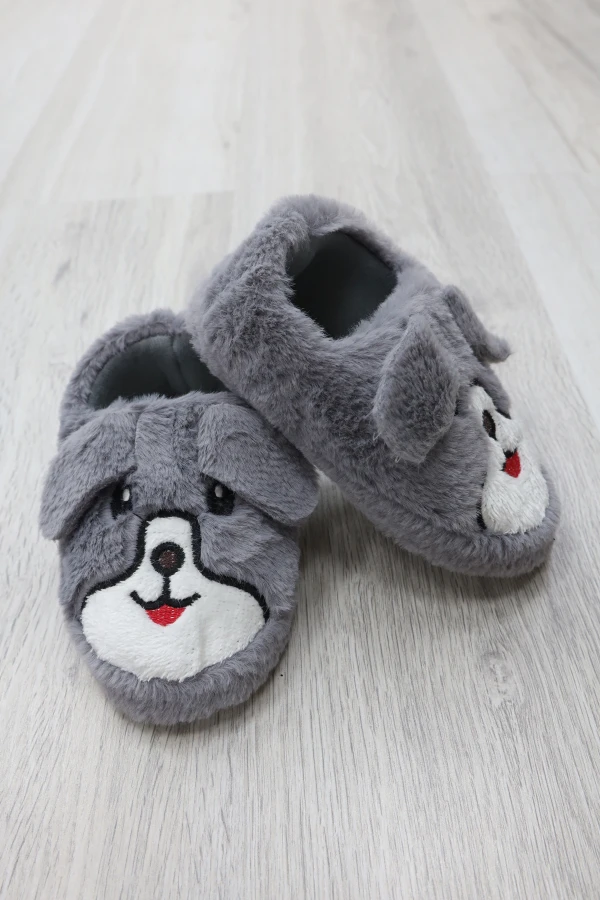 Çocuk Panduf Gri 6