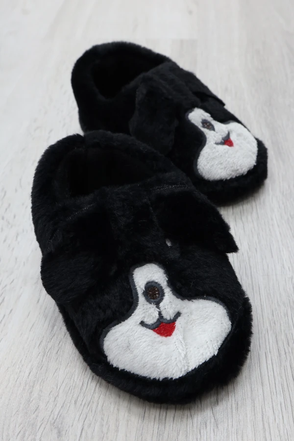 Çocuk Panduf Siyah 4