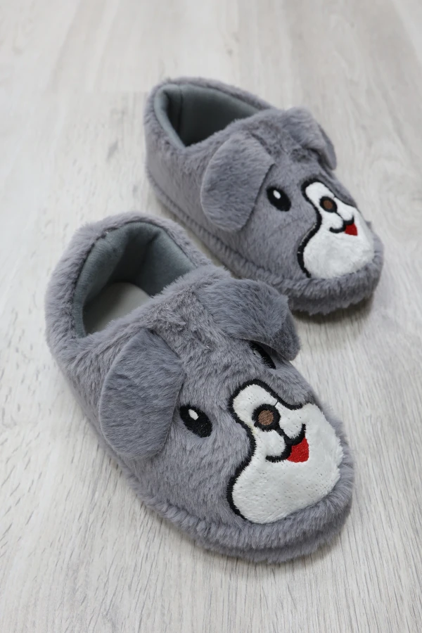 Çocuk Panduf Gri 4