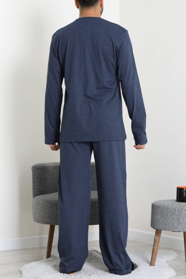 Süprem Erkek Pijama Takımı Koyuindigo 7
