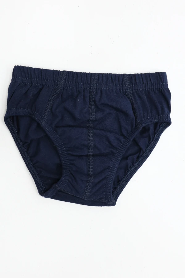 Erkek Çocuk 3'Lü Slip Siyahsarılaci 6