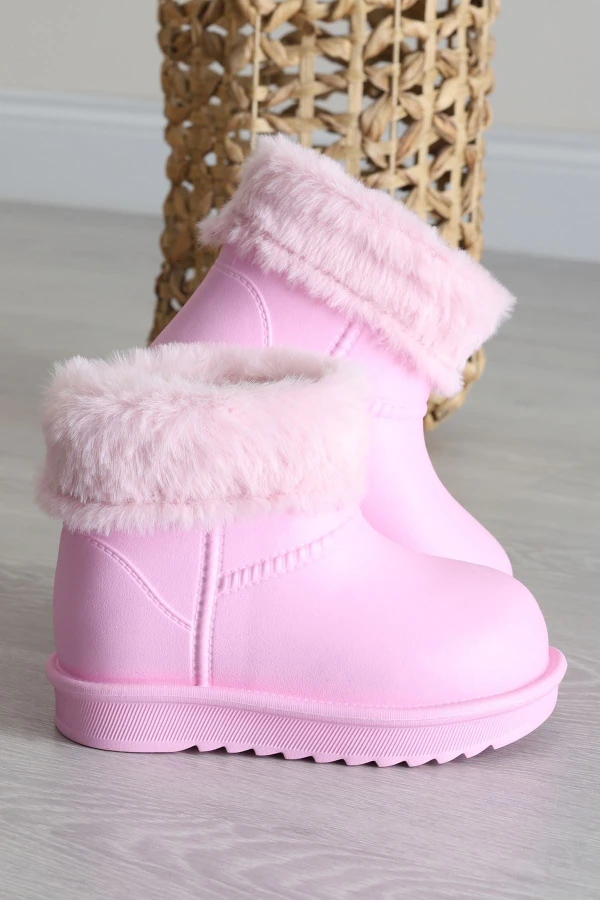 Çocuk Bot Pembe 4
