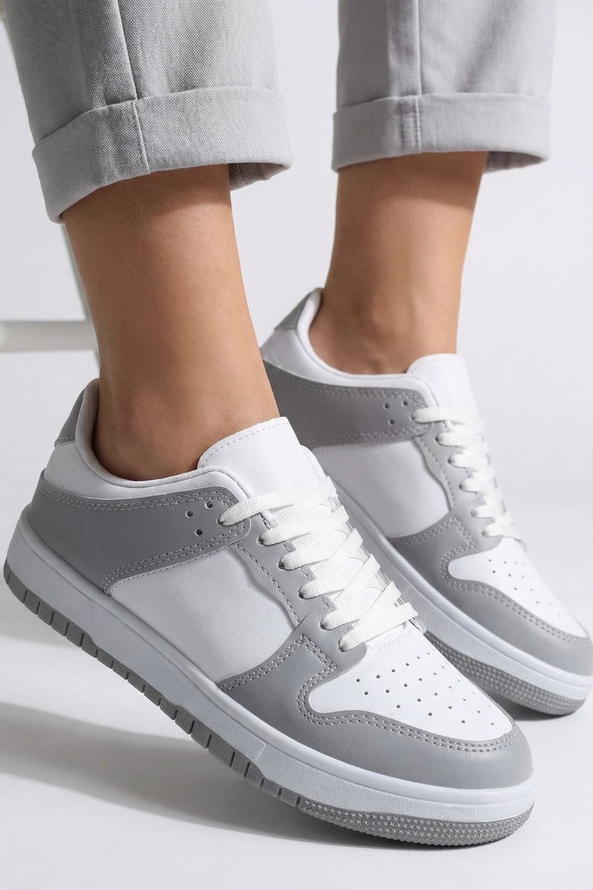 Spor Ayakkabı 8585 Gri