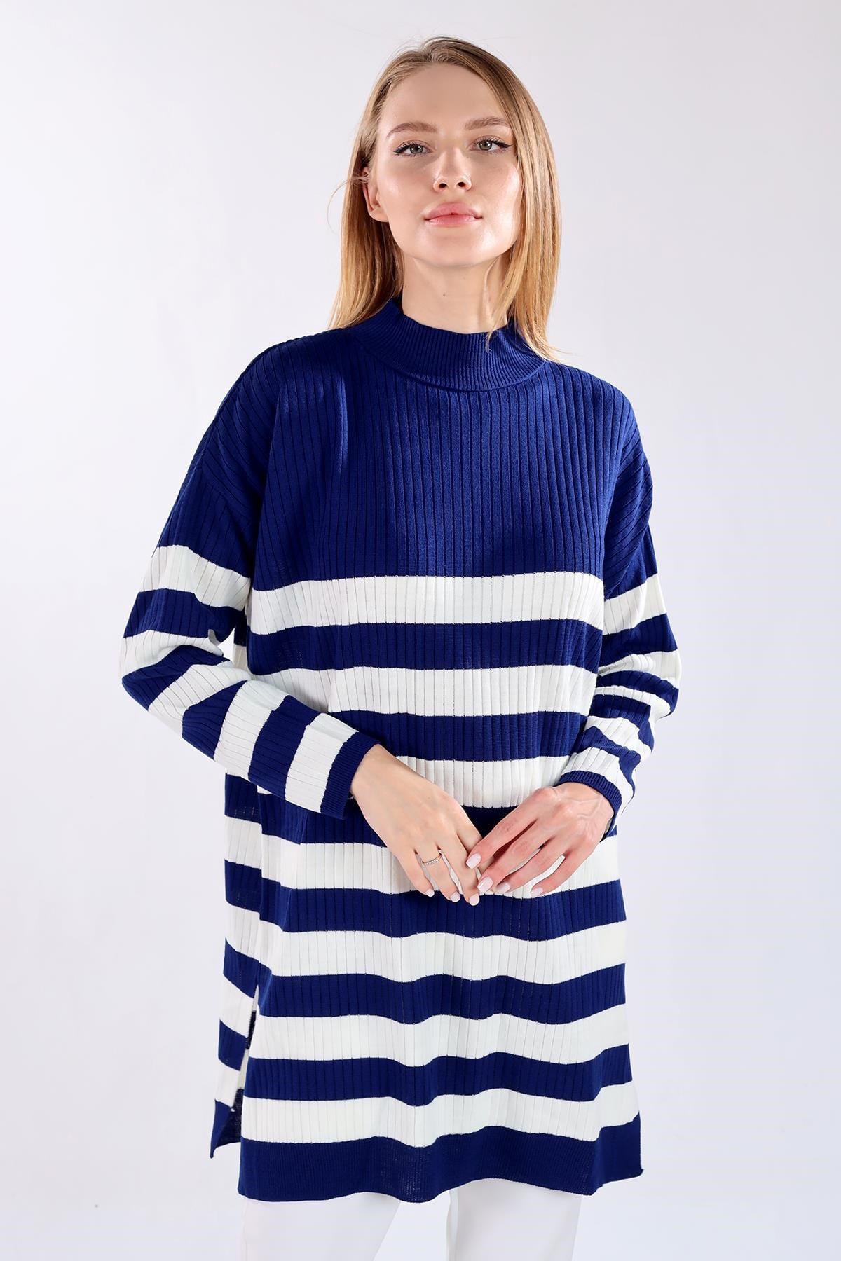 Çizgili Triko Tunik 5330 Laci 2