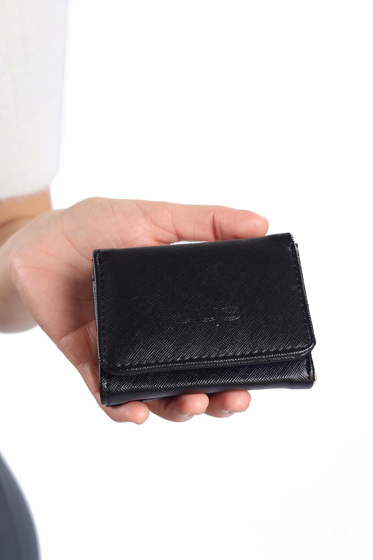 Siyah Klasik Mini Cüzdan 026 2