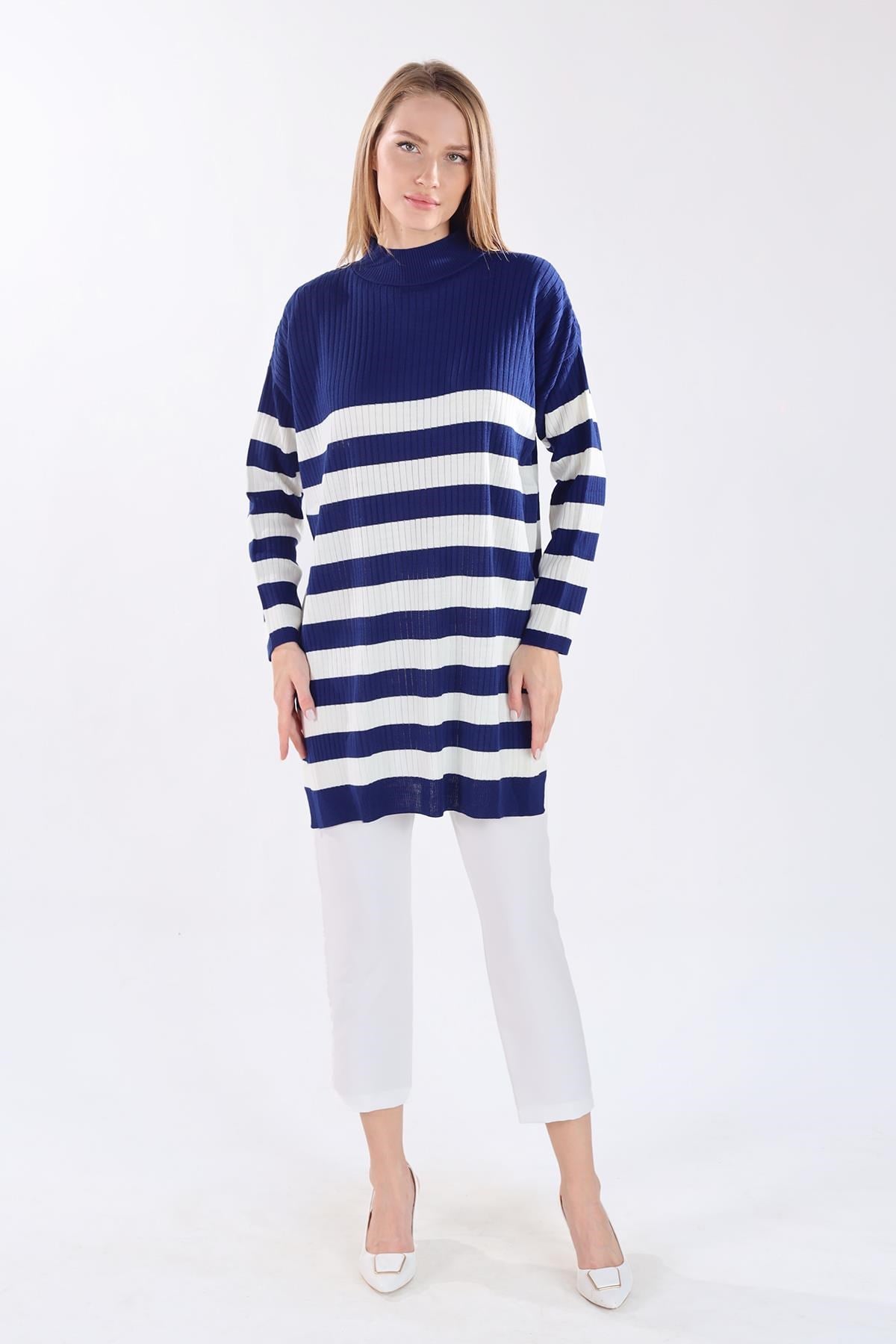 Çizgili Triko Tunik 5330 Laci 3