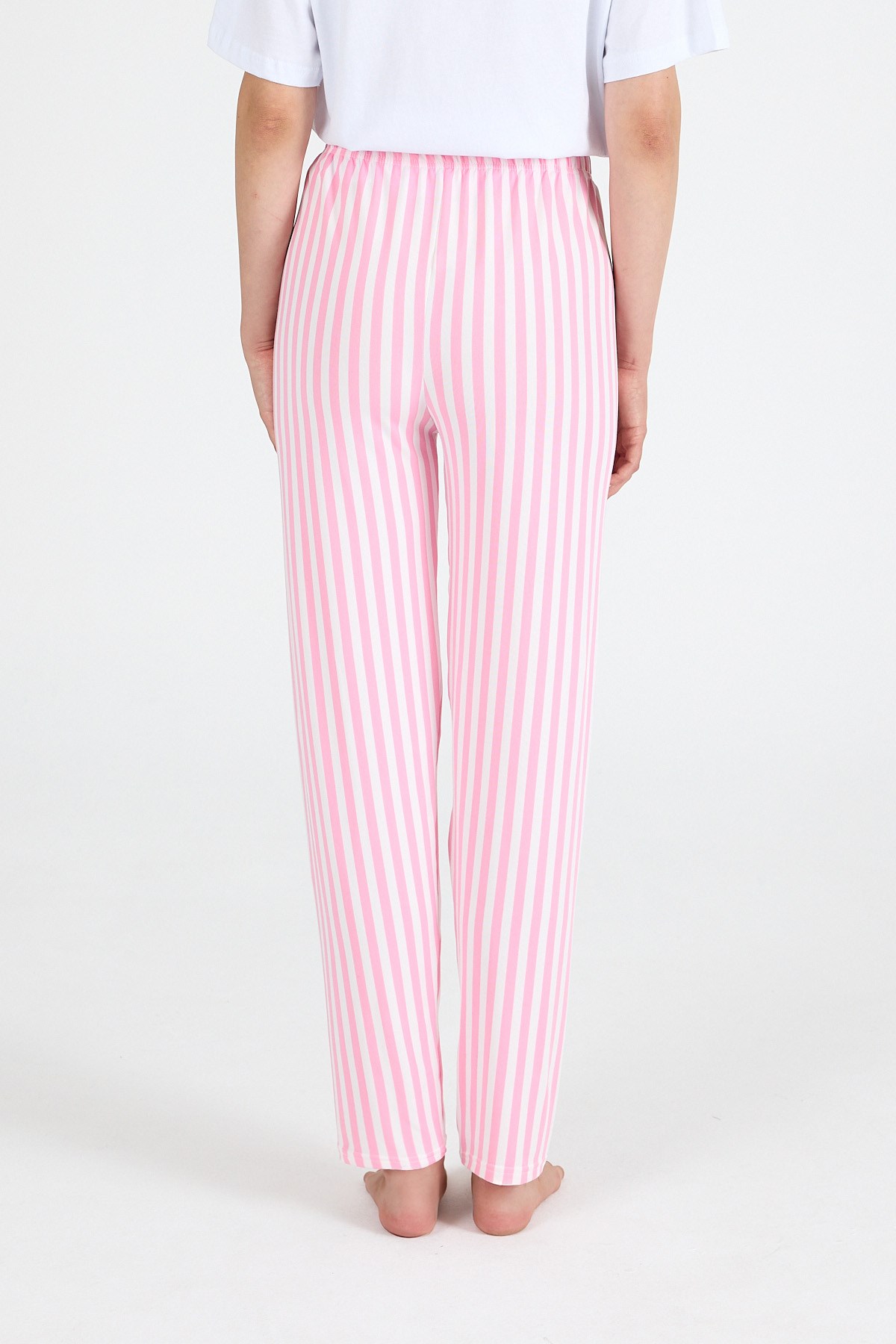 Pembe Çizgili Pijama Altı 4523 5