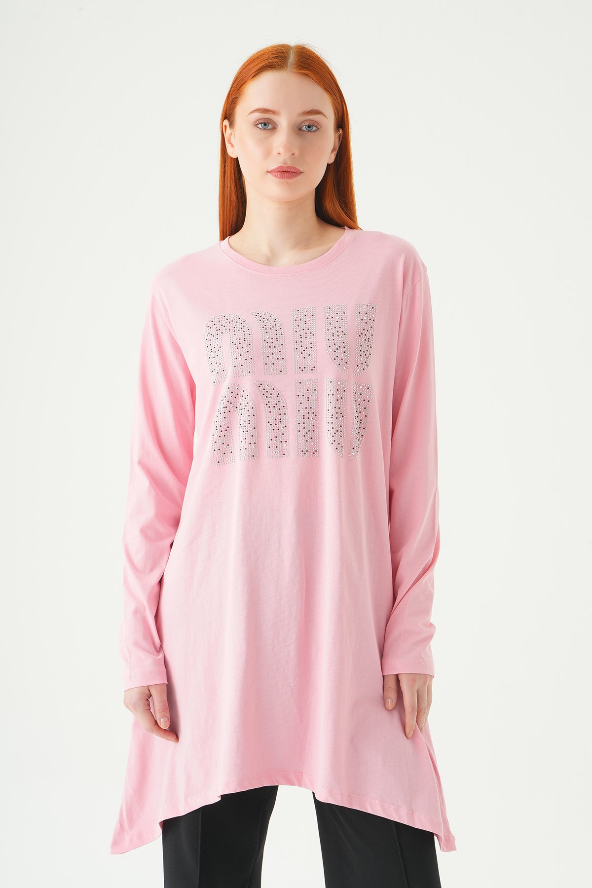 Mıu Baskılı Tunik 2146M Pembe 2