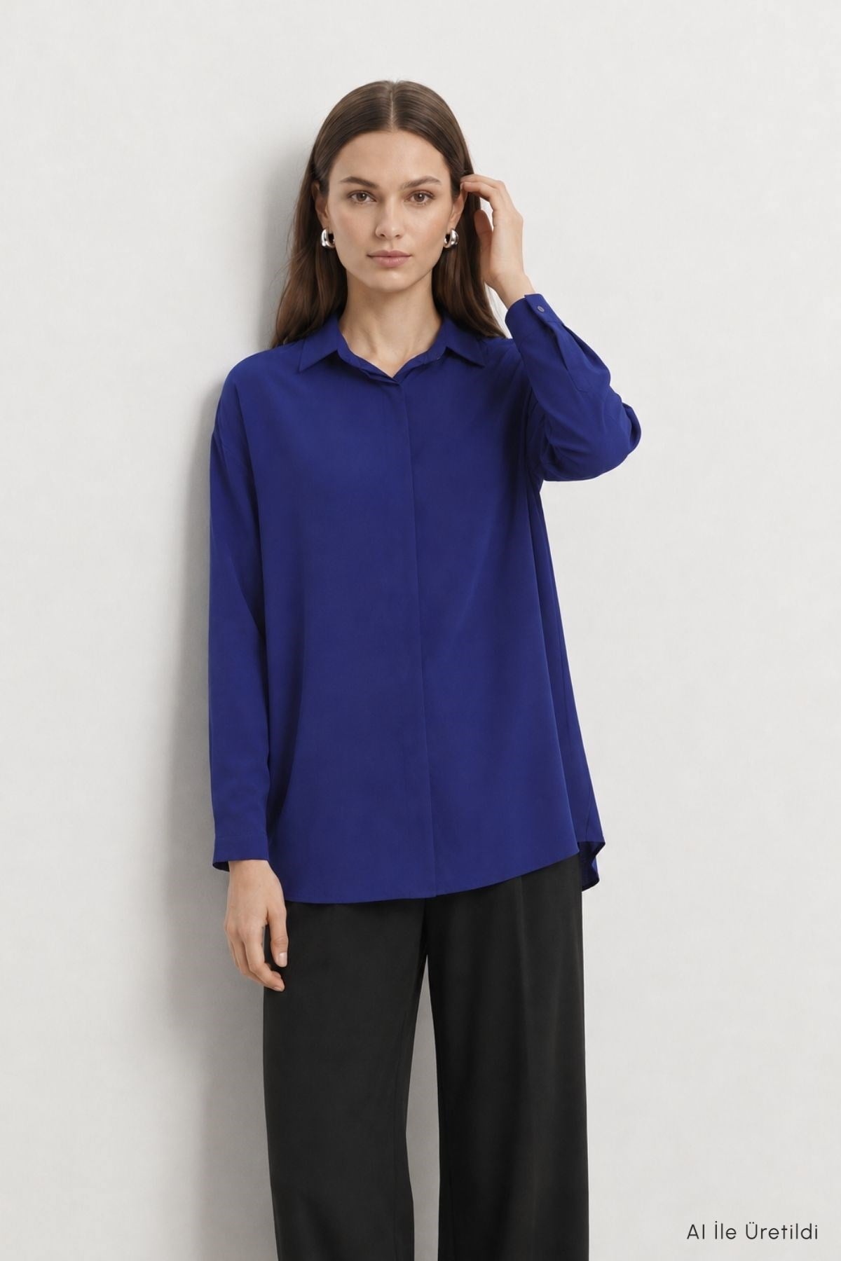 Düğmeli Salaş Tunik 4537 Laci 2