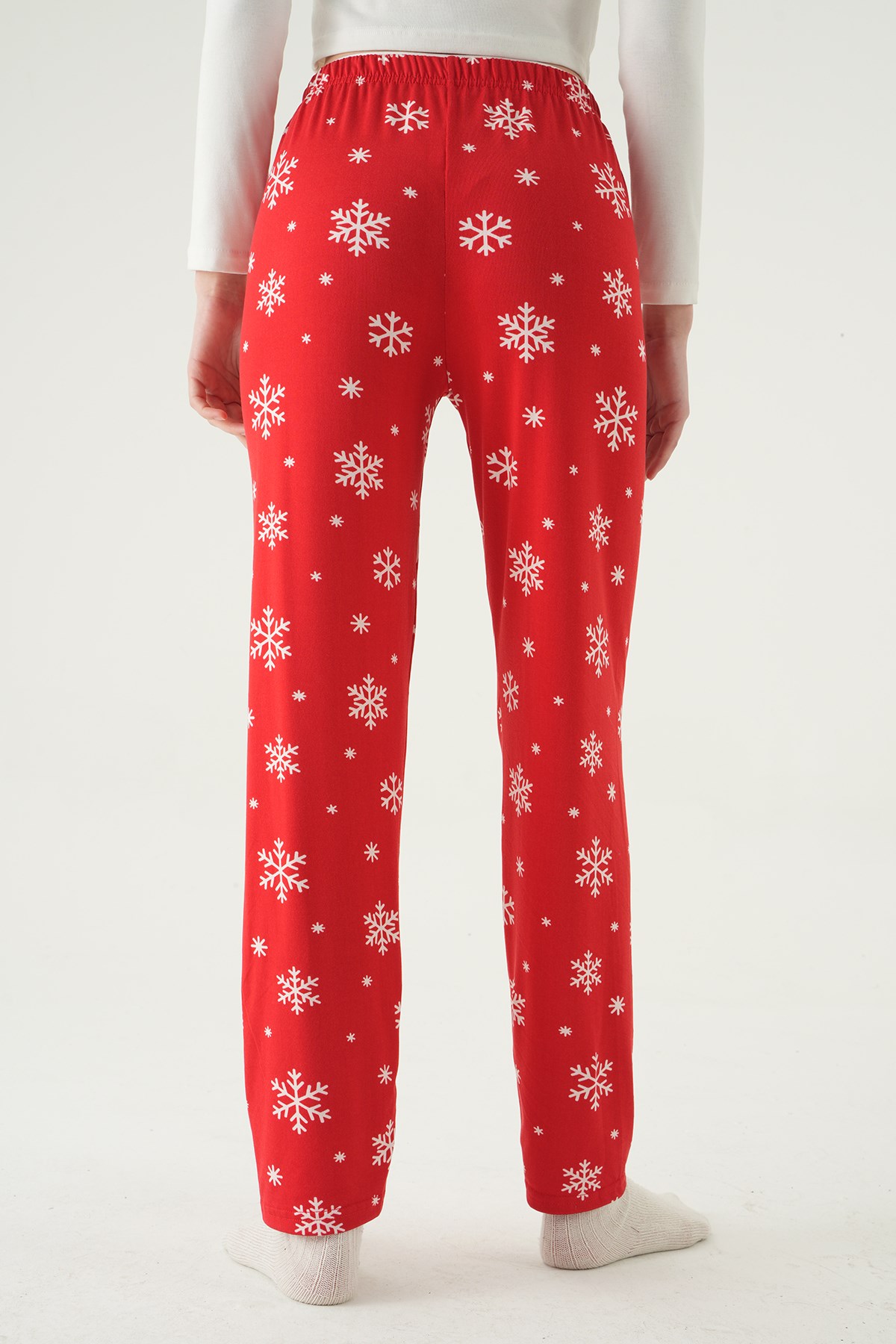 Kar Desen Pijama 4531 Kırmızı 5