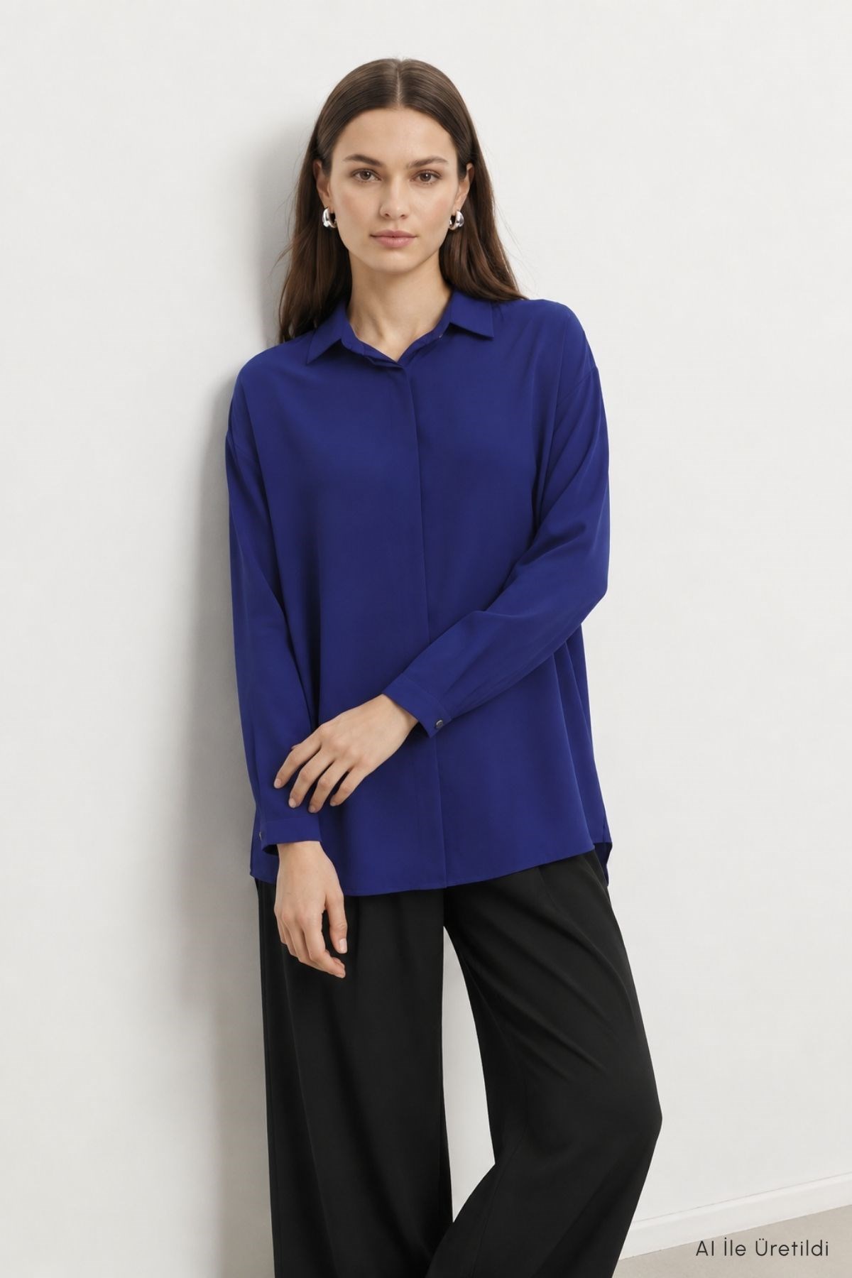 Düğmeli Salaş Tunik 4537 Laci