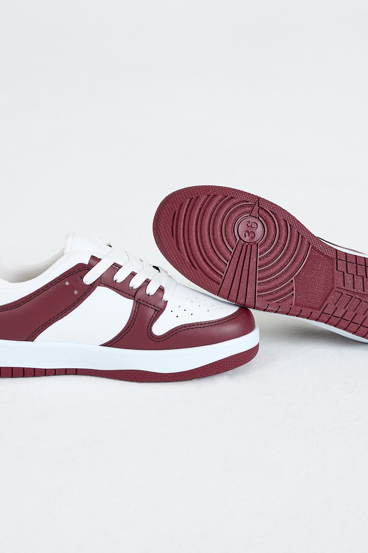Bordo Spor Ayakkabı 8585 4