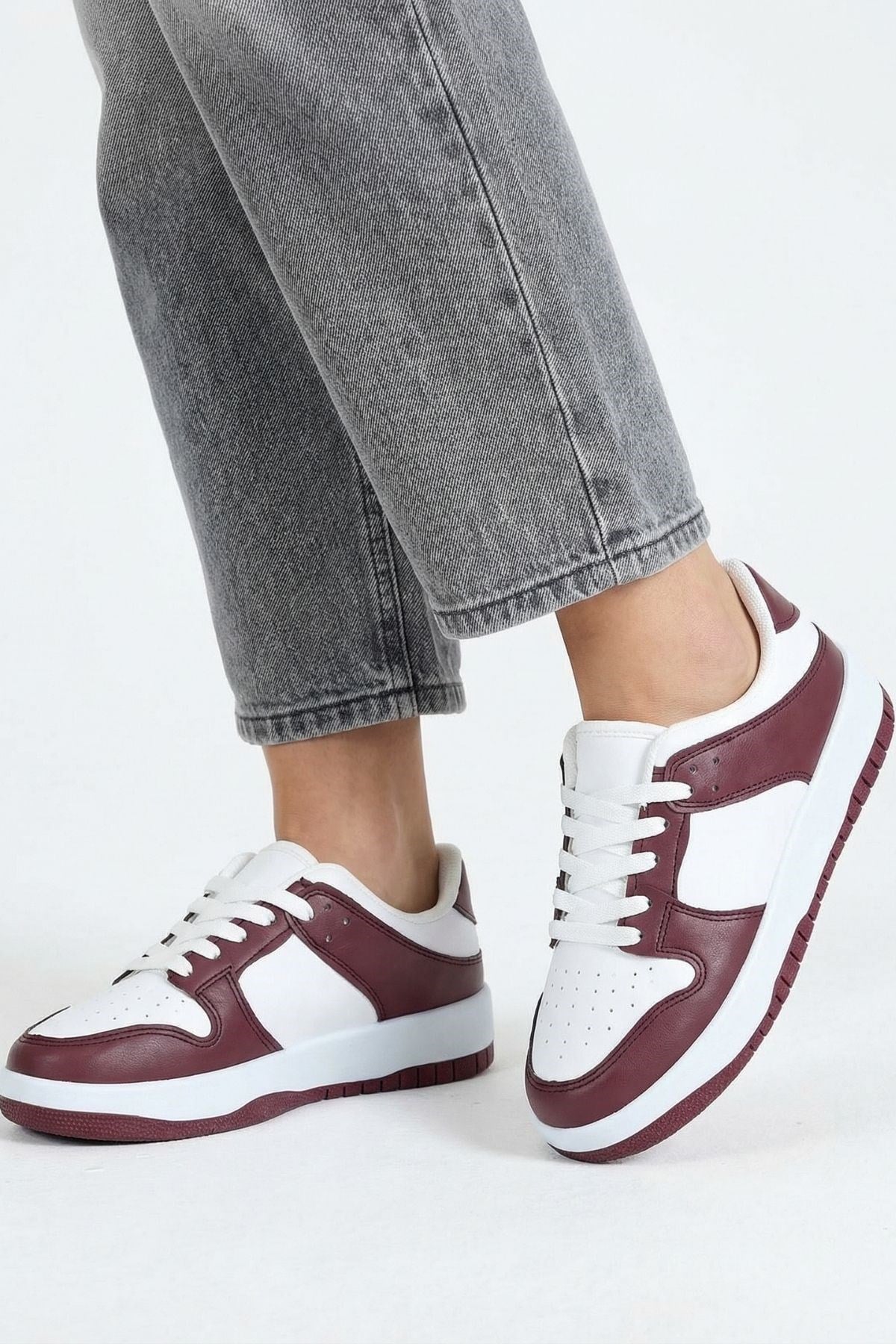 Bordo Spor Ayakkabı 8585