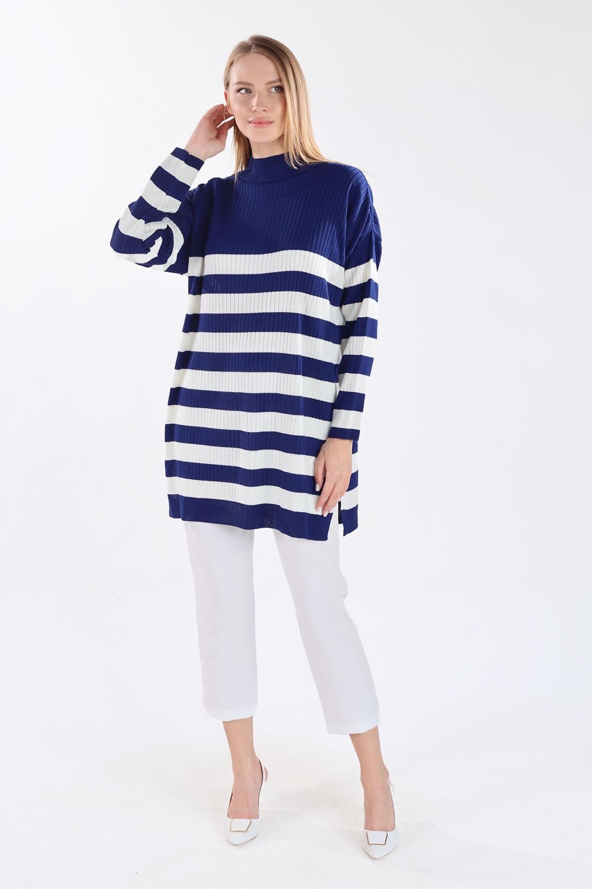 Çizgili Triko Tunik 5330 Laci 7